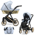 Kunert Ivento Glam Premium 2-in-1 Stroller – Eco Baby Blue Metalic – image 1