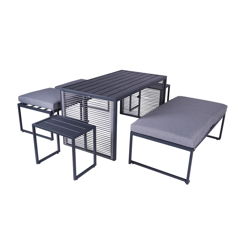 Sanico Goldgarden Sky Garden Furniture Set – 11 Pieces, Black - photo 3