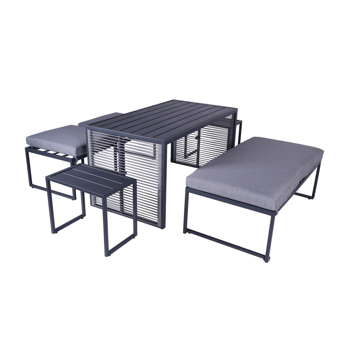Sanico Goldgarden Sky Garden Furniture Set – 11 Pieces, Black - photo 3