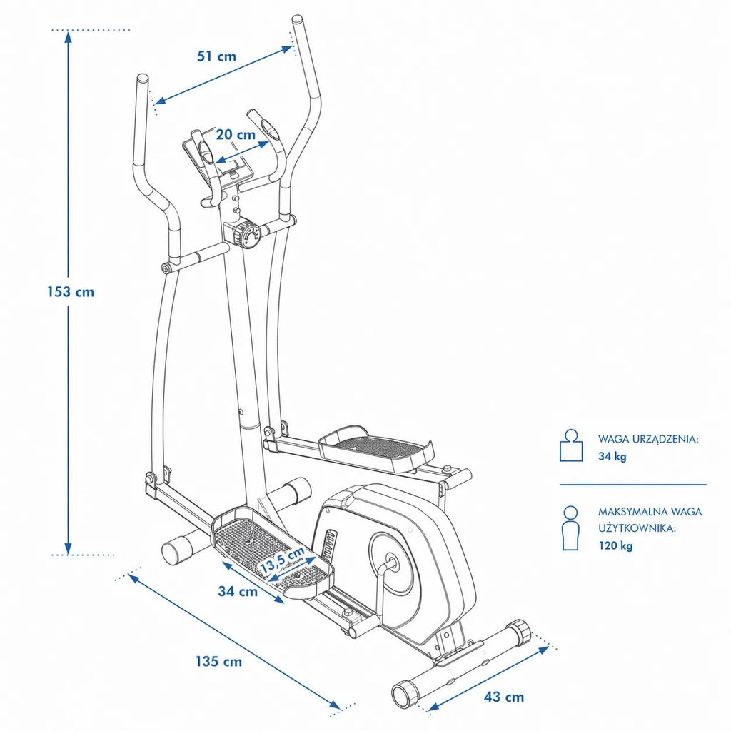 Kunert Magnetic elliptical trainer MoveX – black - photo 8