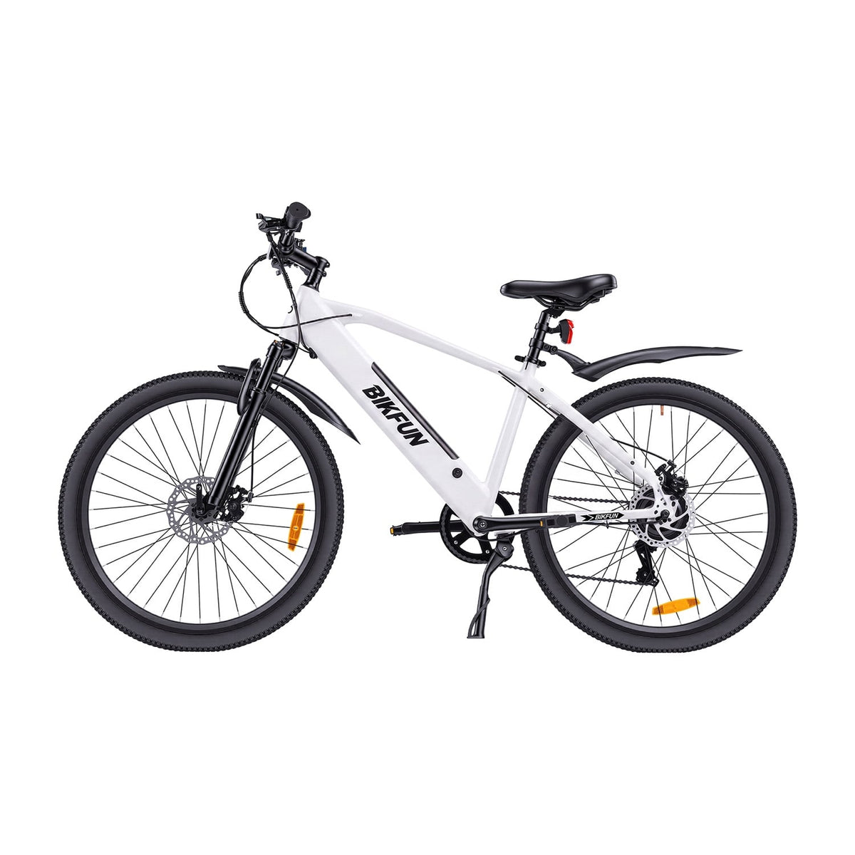 Bikfun AMAK00054 Electric Mountain Bike 26" – White