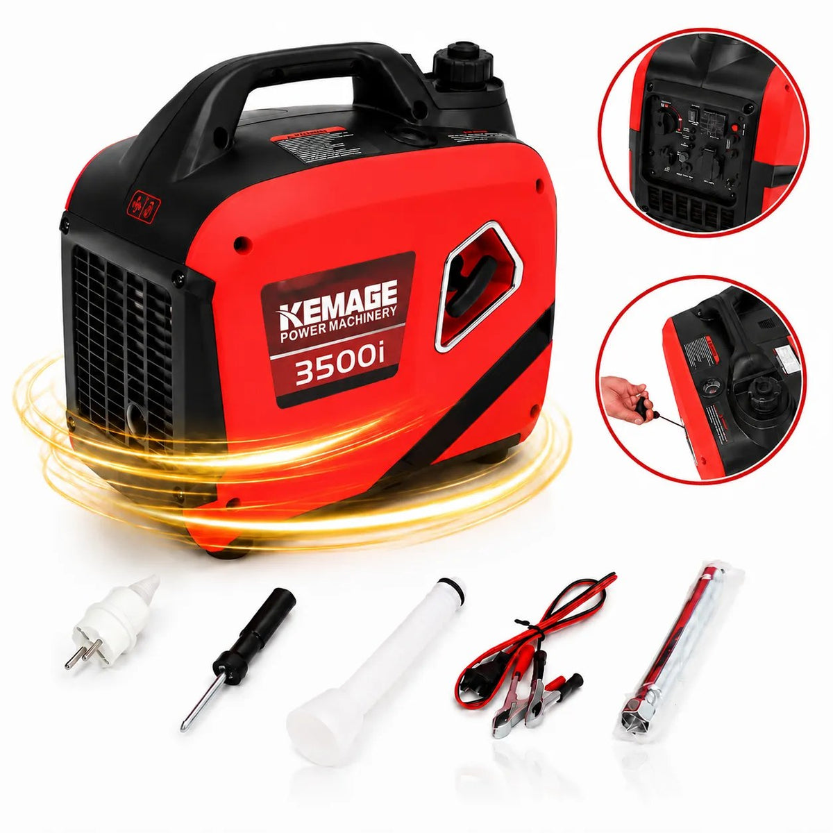 Kunert Inverter generator, petrol, 12.2 A rated current