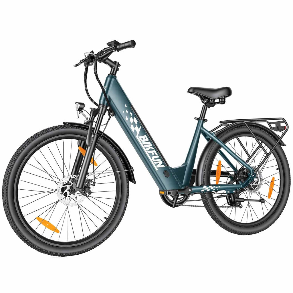 Bikfun AMAK00053 Women's Electric Bike 26" – Dark Green - photo 2