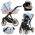 Kunert Ivento Premium 3-in-1 Stroller – Pastel Grass – image 1