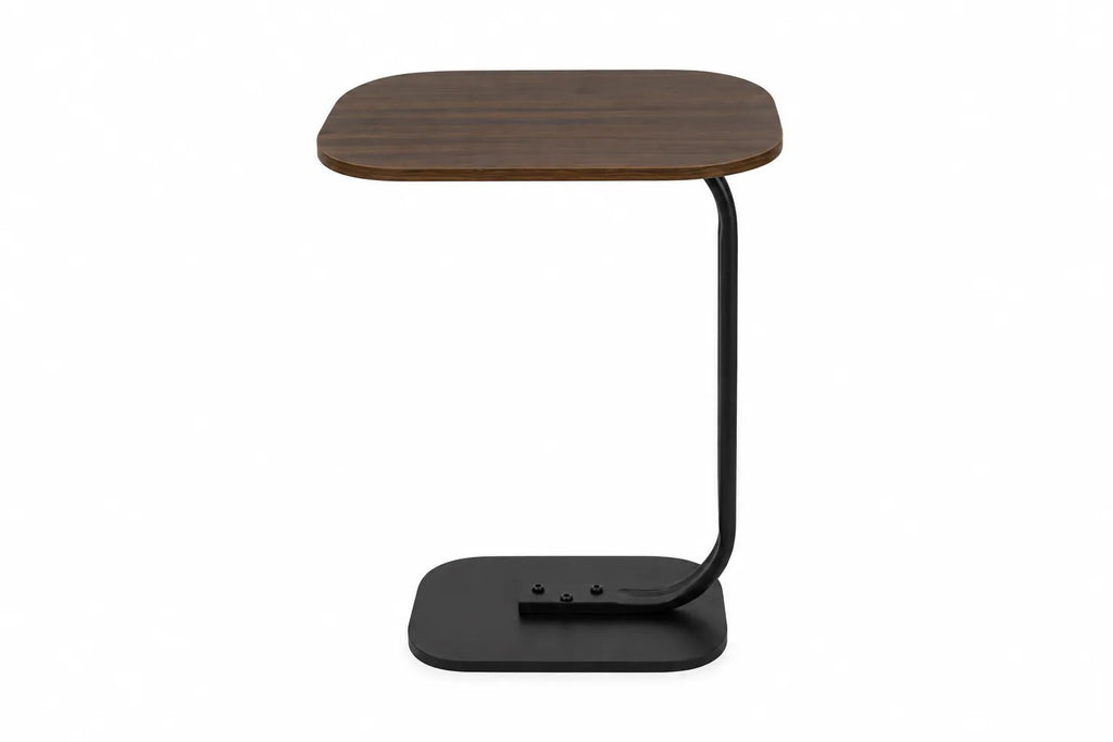 Kunert C-shaped side table Vero for sofa and laptop – brown - photo 2
