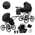 Kunert Romantic 3-in-1 Stroller – Black Eco – image 1
