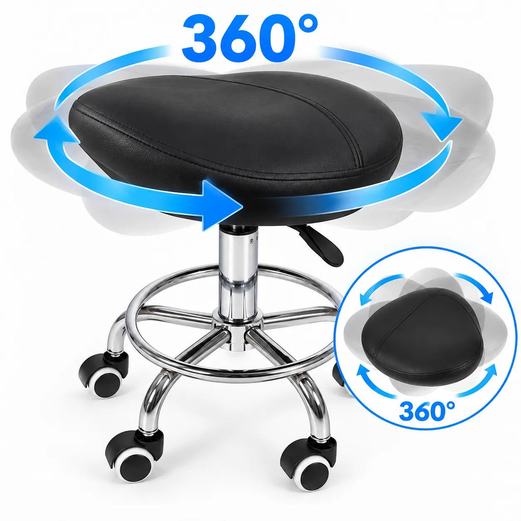 Kunert Beauty stool Velutto, swivel on castors - photo 5