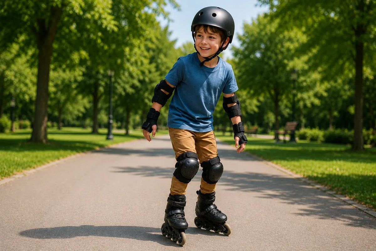 Kunert Kids protective gear set Kely 1, 6-piece: knee, elbow and wrist guards – black - photo 3