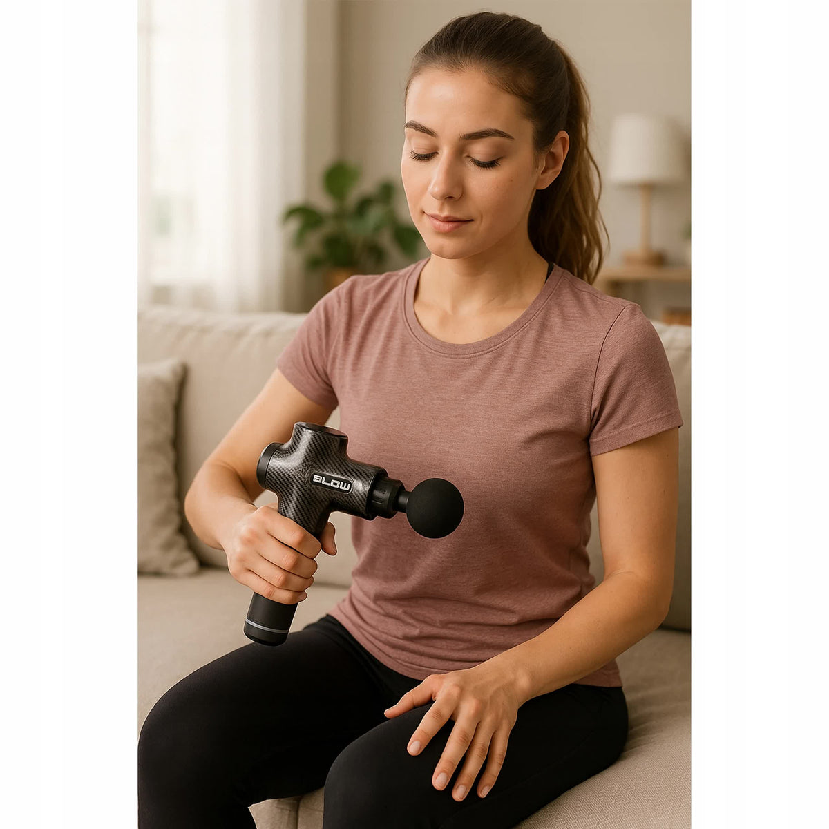 Massage gun black — gallery