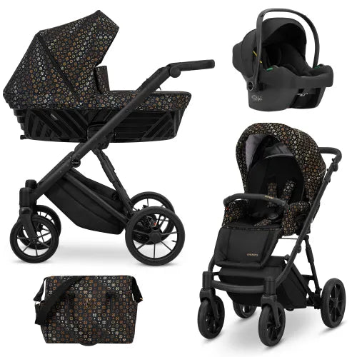 Kunert Ivento 3-in-1 Stroller – Black Style – image 2