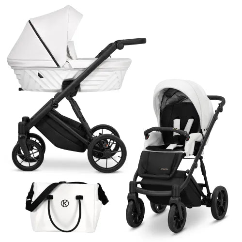 Kunert Ivento 2-in-1 Stroller – White Pearl – image 2