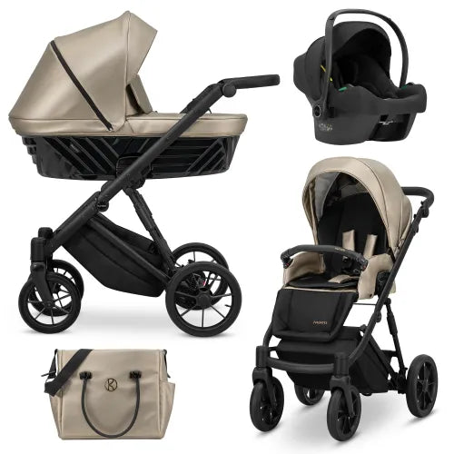 Kunert Ivento 3-in-1 Stroller – Eco Grey Metalic – image 3