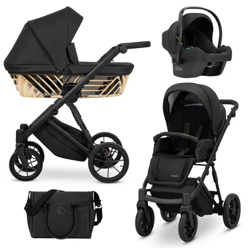 Kunert Ivento Glam 3-in-1 Stroller – Black Pearl – image 2