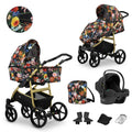 Kunert MATA 3-in-1 Stroller – Flowers – image 1