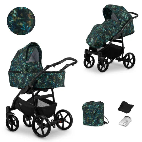 Kunert MATA 2-in-1 Stroller – Leaves – image 2