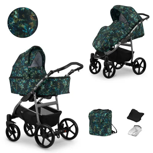 Kunert MATA 2-in-1 Stroller – Leaves – image 3