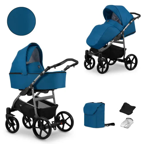 Kunert MATA 2-in-1 Stroller – Sea Blue – image 3