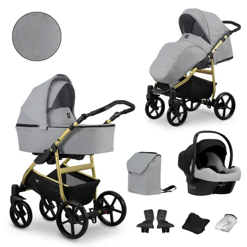 Kunert MATA 3-in-1 Stroller – Grey – image 1