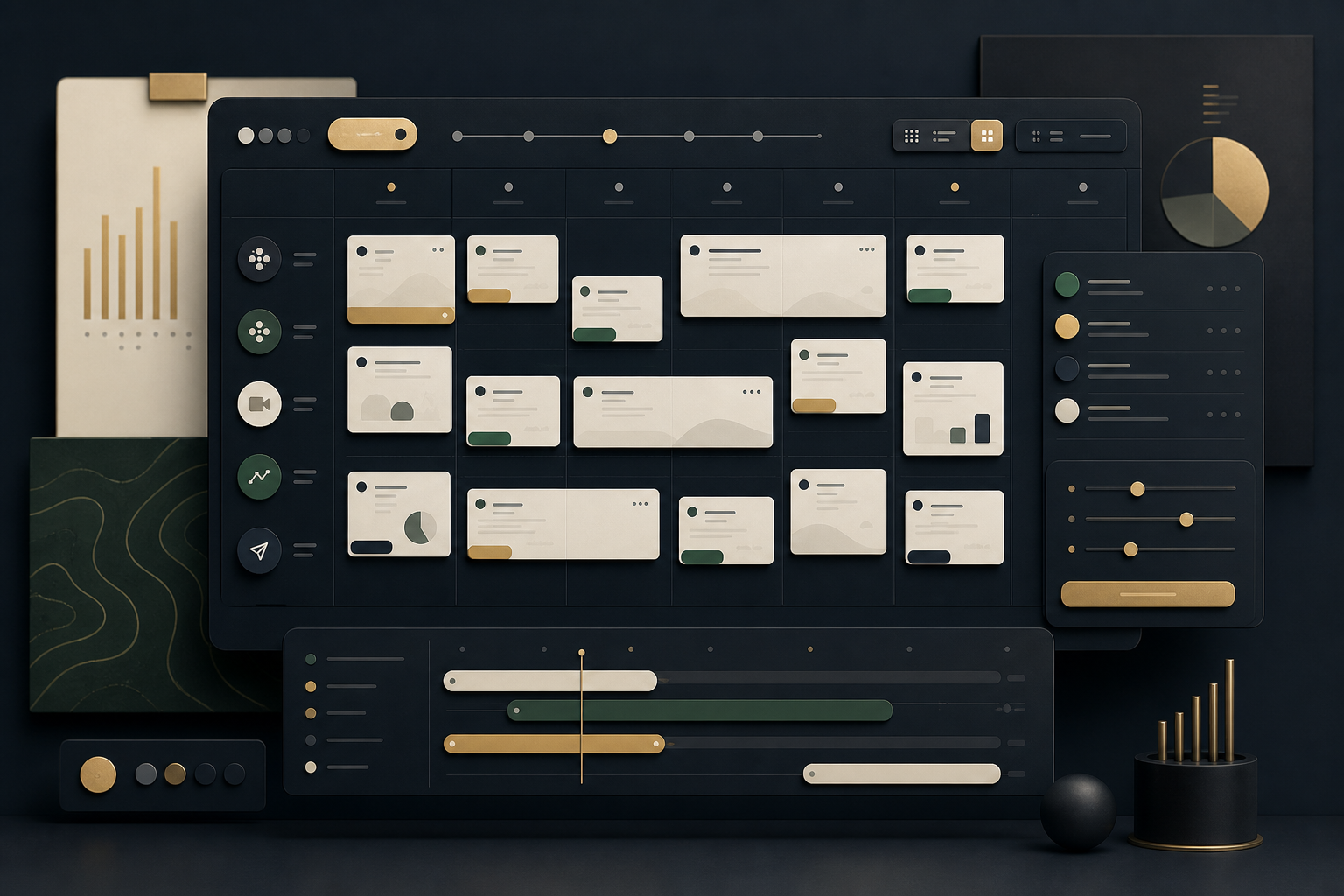 Content Calendar OS visual preview